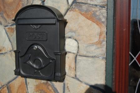 A4 Graphite Black The Brosna Post Box