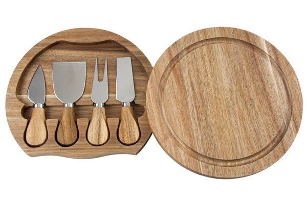 Acacia Cheese Board Box Set