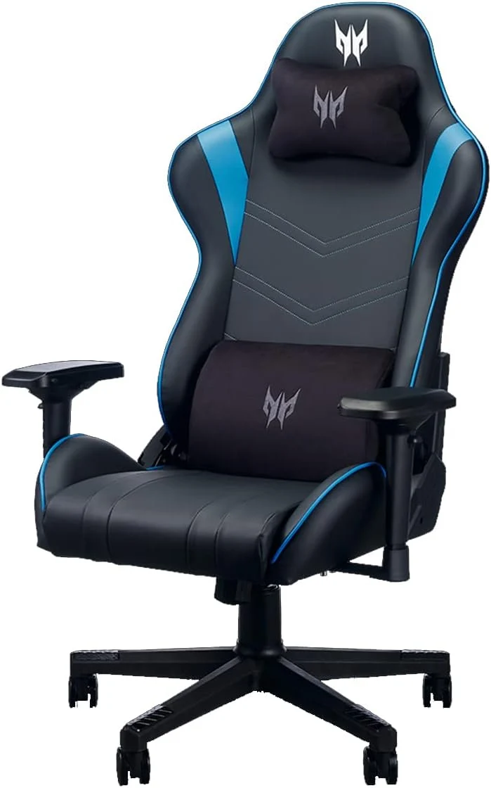 Acer Predator Gaming Chair PGC010 Black Blue 4D Armrest EMEA| GP.G0Z11.001 - Image 2