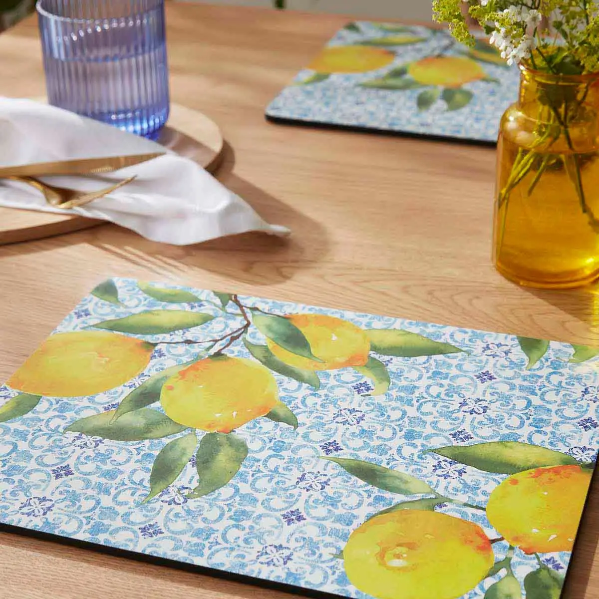 Amalfi Lemons Placemats - Set of 6 - Image 4