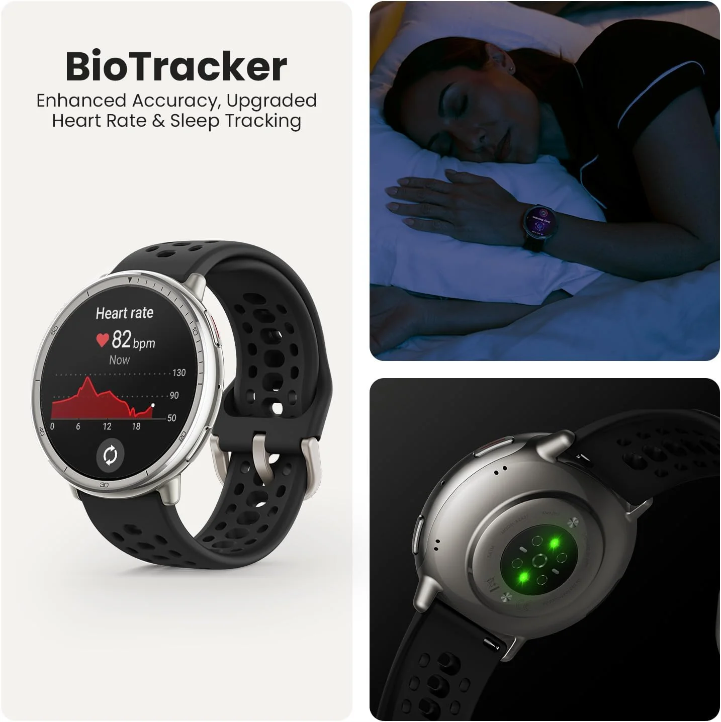 Amazfit Active 2 (Round) Black Sport Silicone | 146-W2437GL7N - Image 6