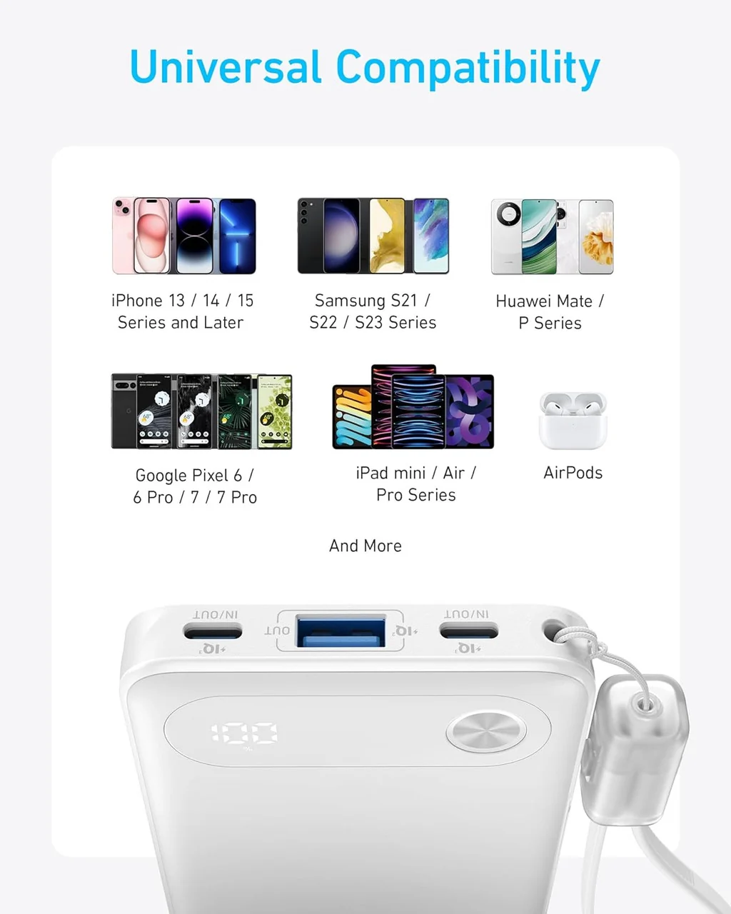 Anker 10K PD Power Bank with C-C cable - Image 6
