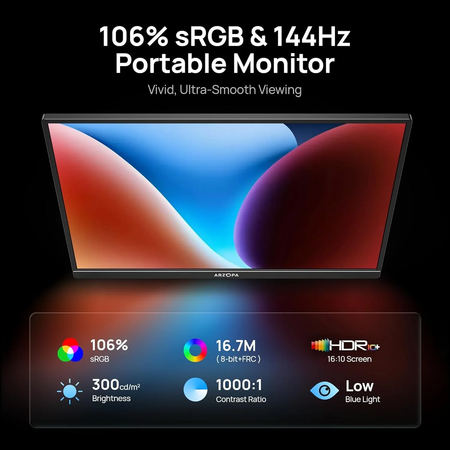 Aozopa Z1FC 16.1" Portable Monitor| AZ01006 - Image 2