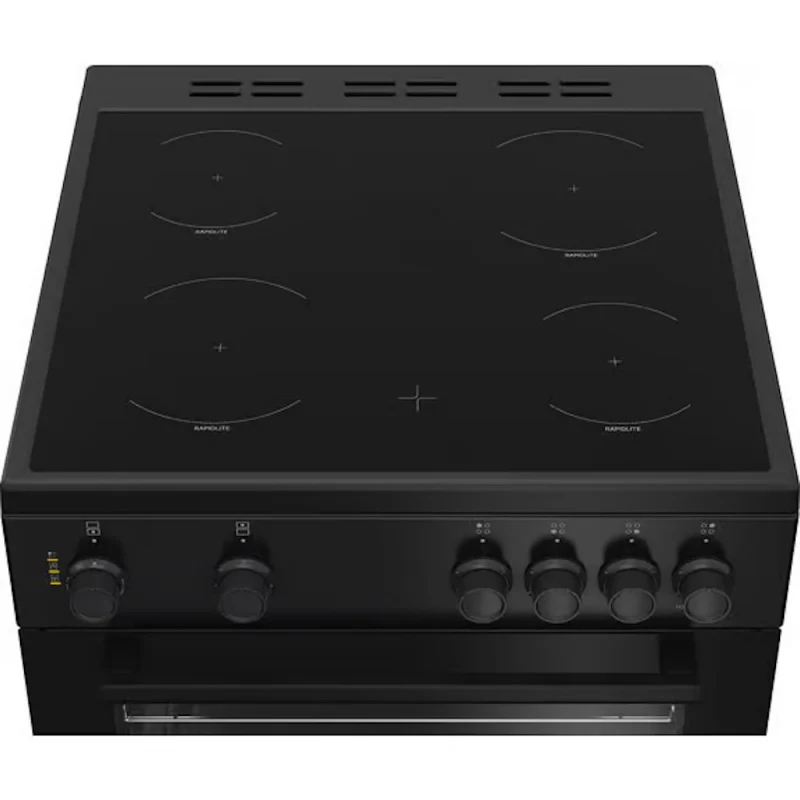 Beko 60cm Twin Cavity Electric Cooker FTC6701K - Image 3