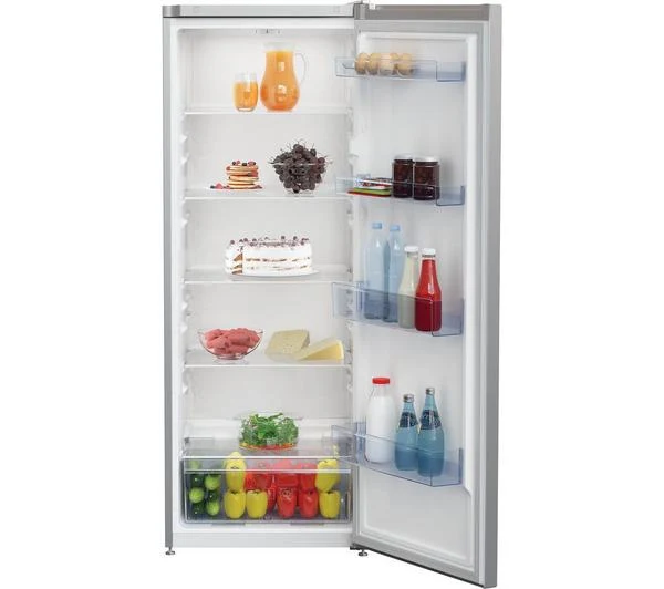 Beko Tall Larder Fridge Silver Freestanding 55cm W 146cm H 60cm D (E Energy) - Image 5