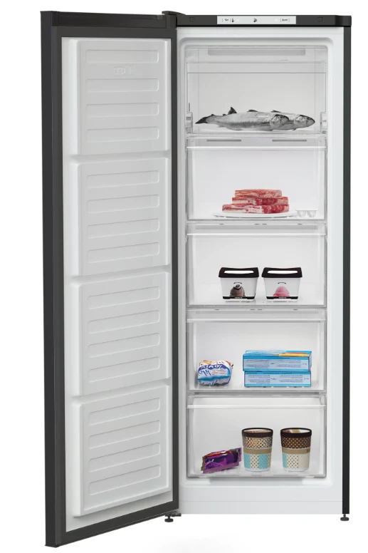Beko Tall Upright Freezer 54W 146H Black Frost Free| FNE4545B - Image 3