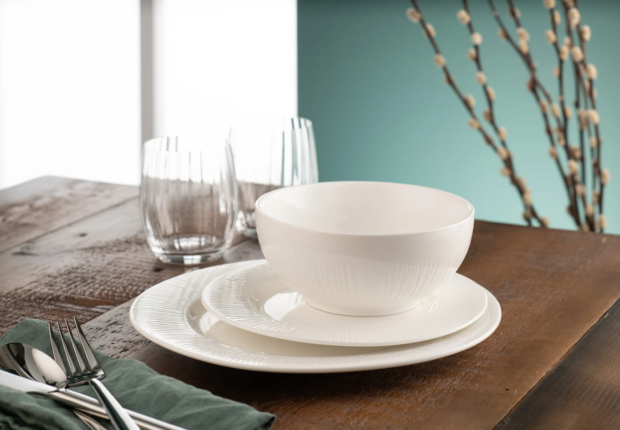 Belleek Living Erne 12 Piece Dinnerset - Image 2