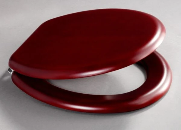Bemis 9300Cp Veneer Seat Mahogany | Toilet Seat