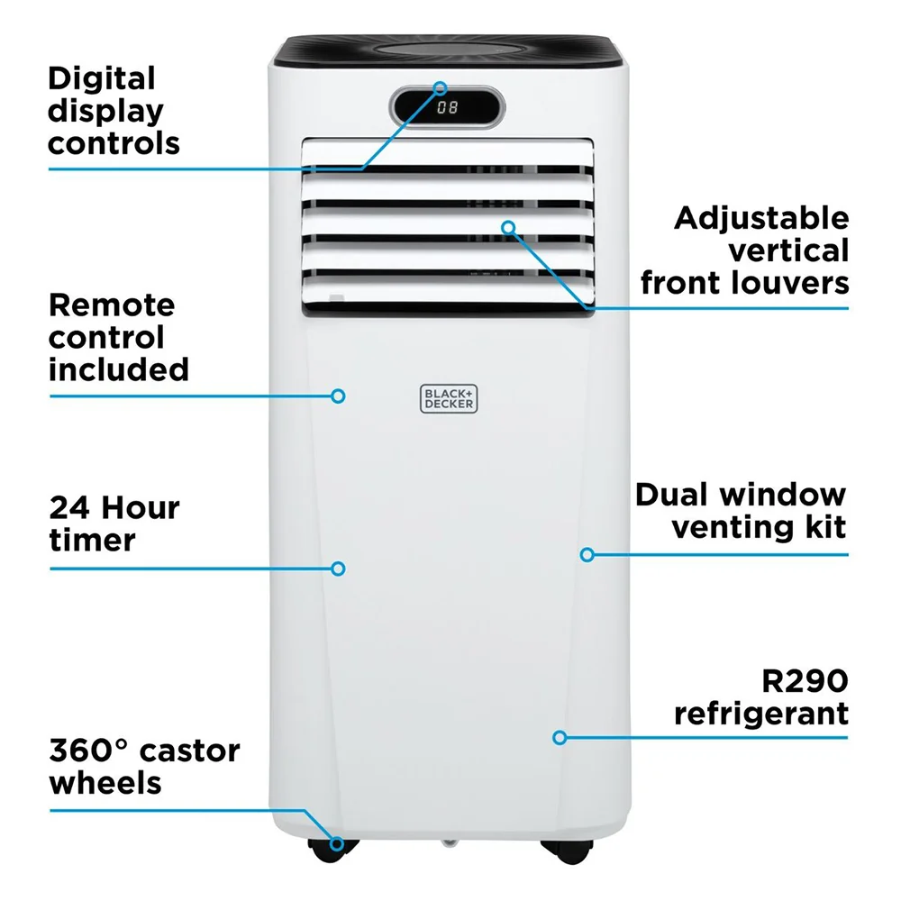 Black & Decker 3 In 1 Smart Air Conditioner BXAC40023GB - Image 2