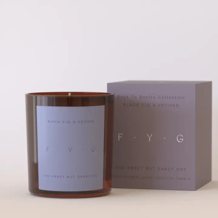 Black Fig & Vertiver Candle F.Y.G
