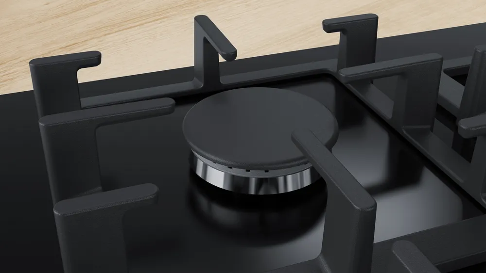 Bosch PPQ7A6B90 Flame Select Gas on Glass Hob 75cm - Image 4