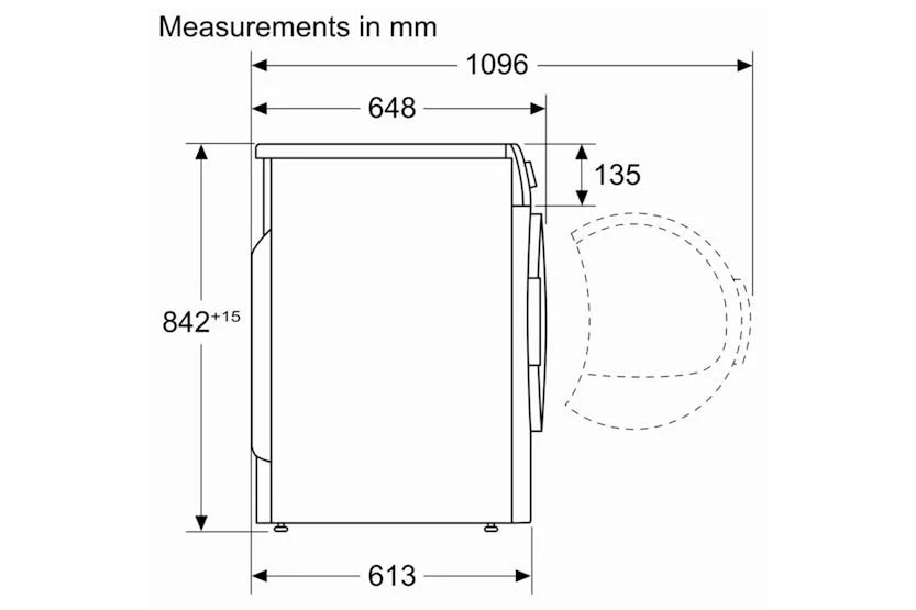 Bosch Series 4 8kg Heat Pump Tumble Dryer | WTH85224GB - Image 15