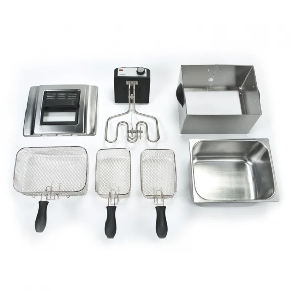 Bourgini Triple Deep Fat Fryer 5ltr S/S - Image 3