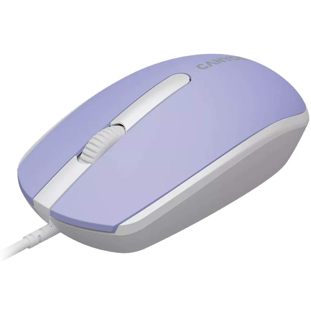 Canyon Wired Mouse With a Smooth Sliding Effect M-10 Lavender - Image 3