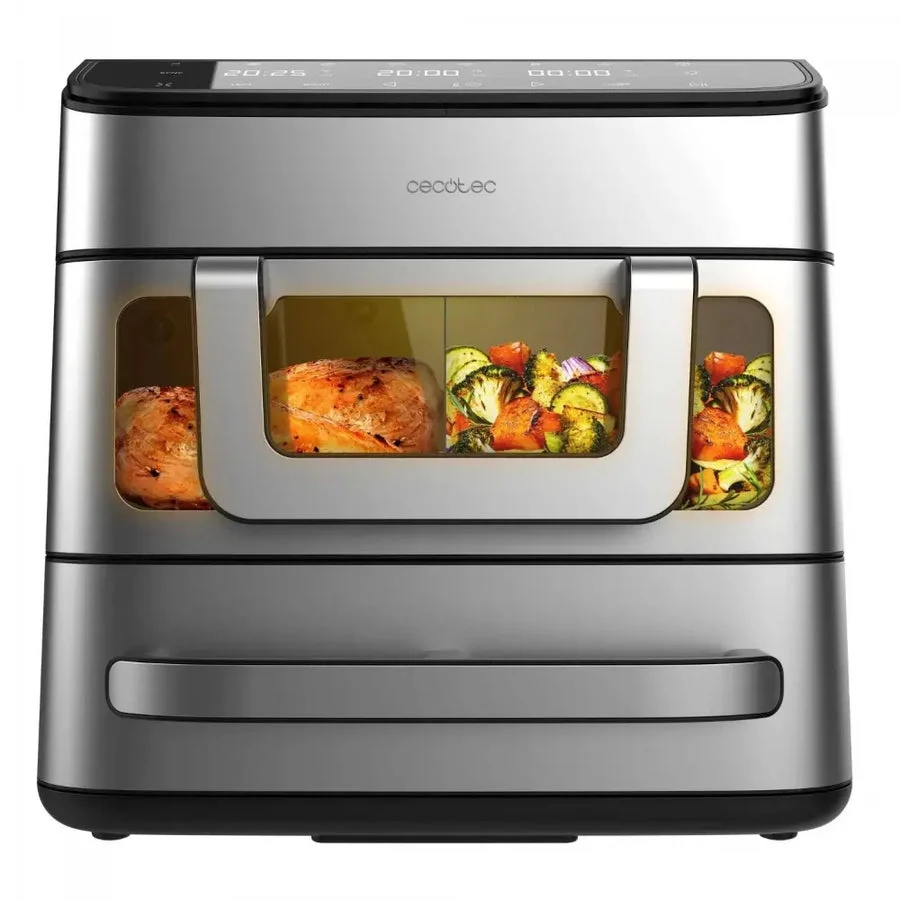 Cecotec FoodCourt Air Fryer and Pizza Oven 18 Litre - Stainless Steel - Image 2