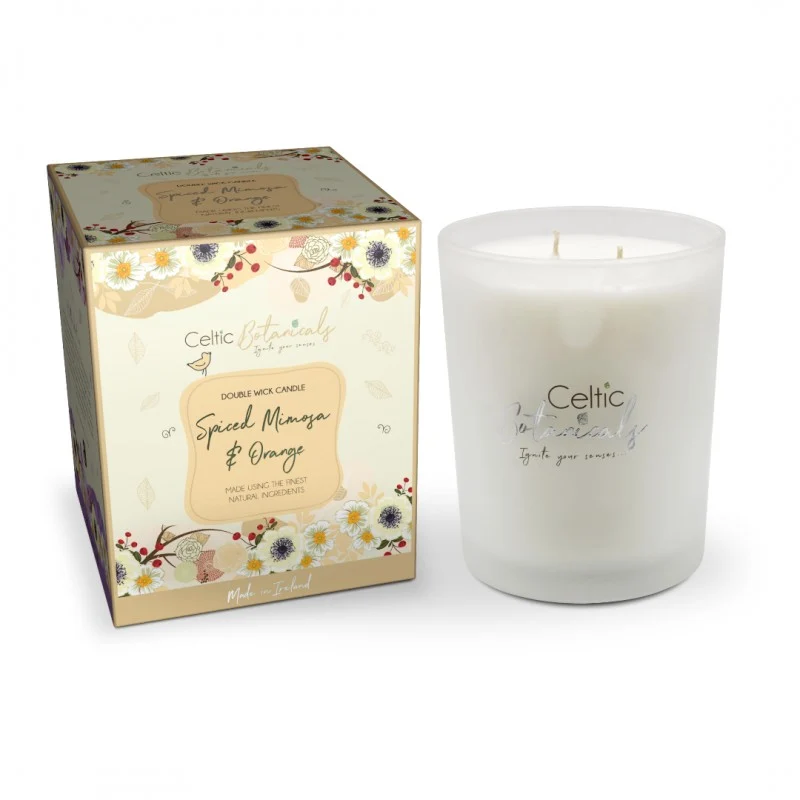 Celtic Candle Double Wick Spiced Mimosa - Image 2