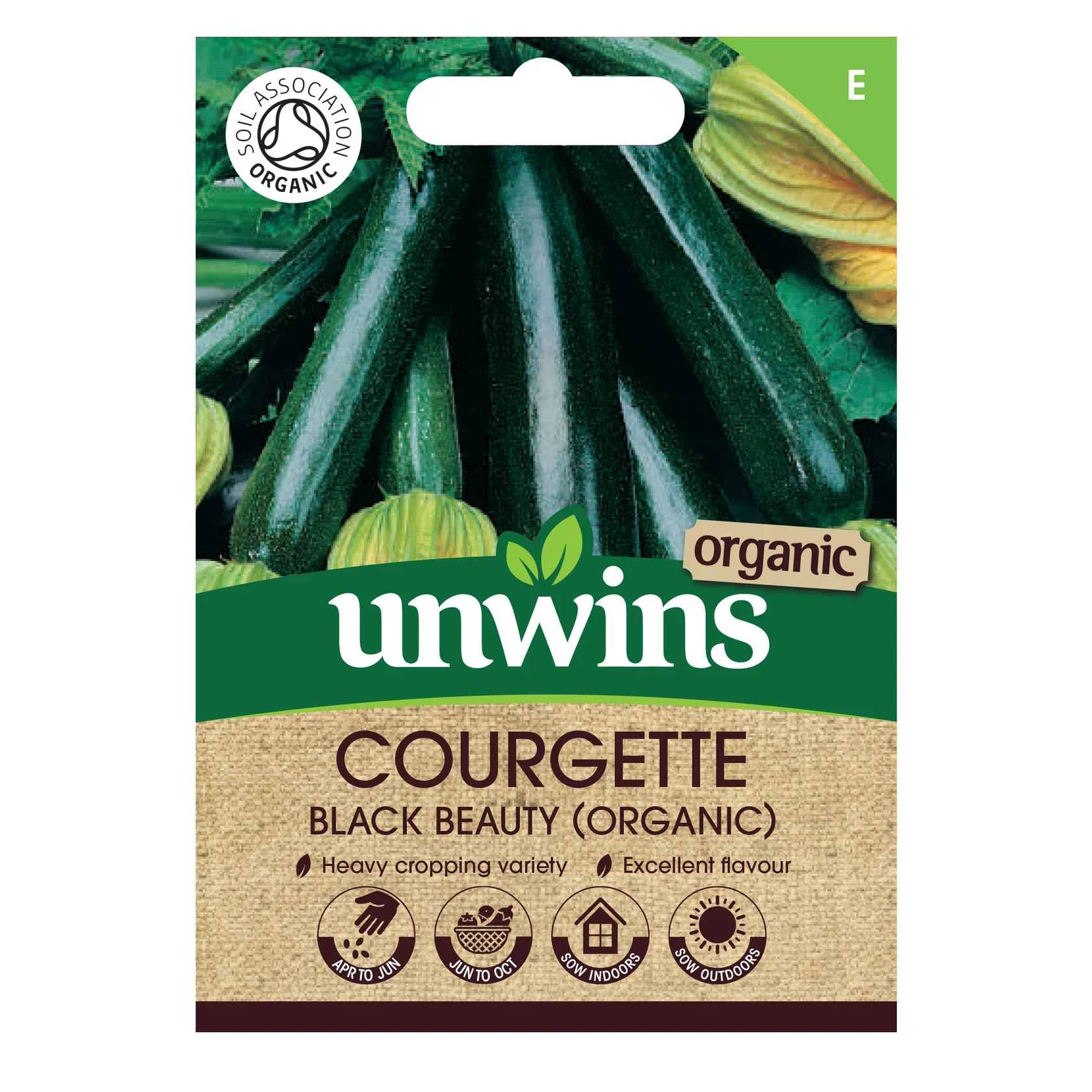 Courgette Black Beauty (Organic)