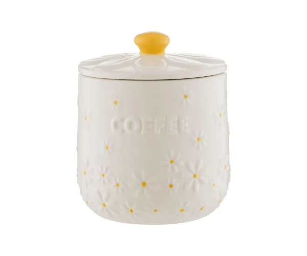 Daisy Coffee Jar