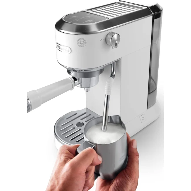 De'Longhi Dedica Arte Manual Espresso Maker – White| EC890.WI - Image 3