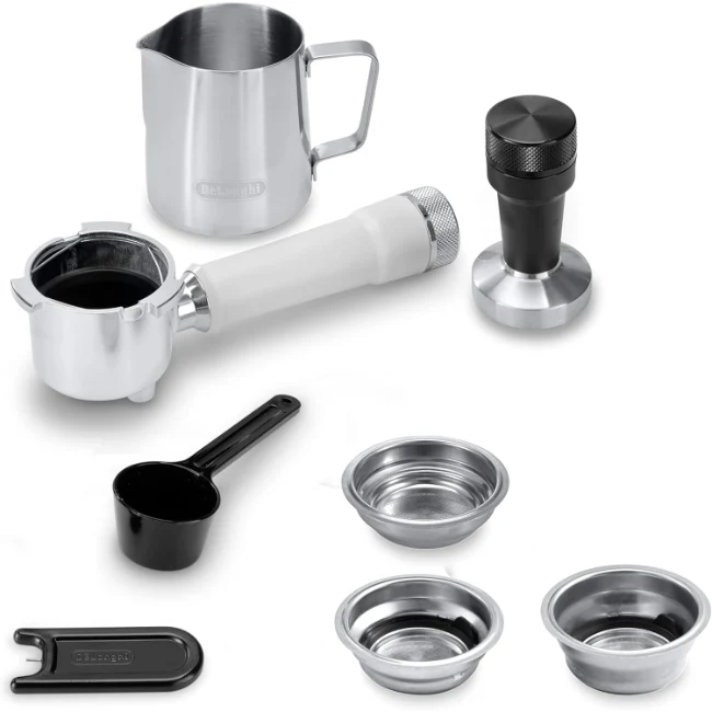 De'Longhi Dedica Arte Manual Espresso Maker – White| EC890.WI - Image 6