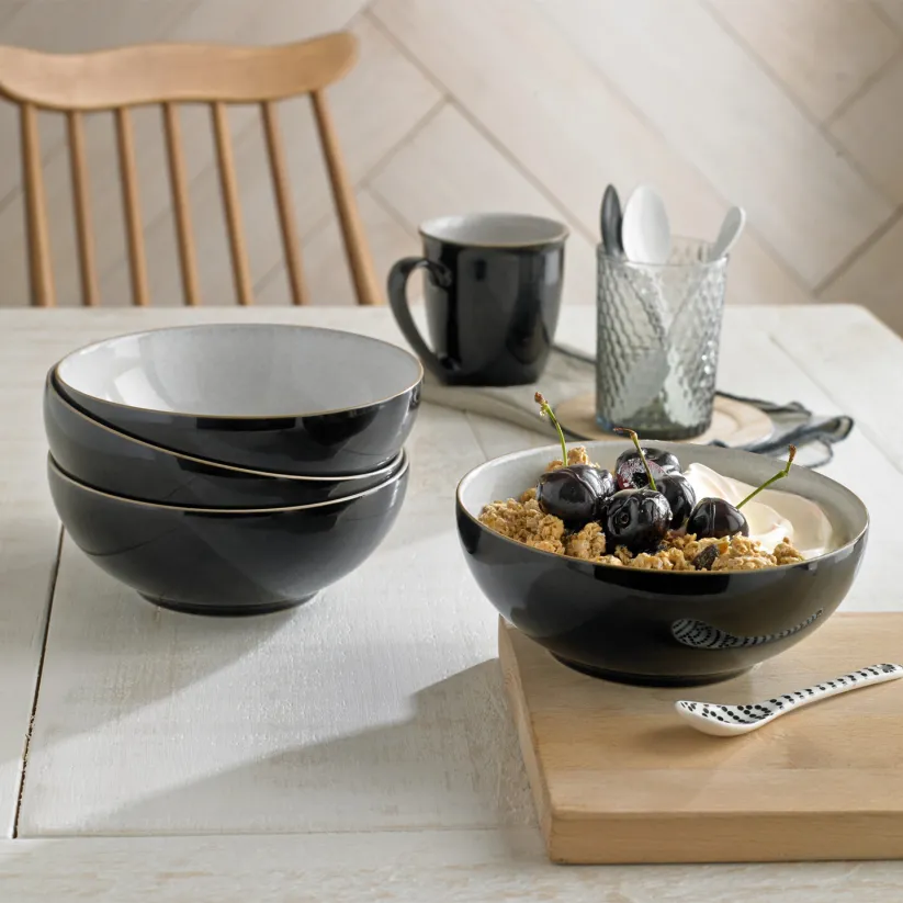 Denby Elements Cereal Bowl Black - Image 2