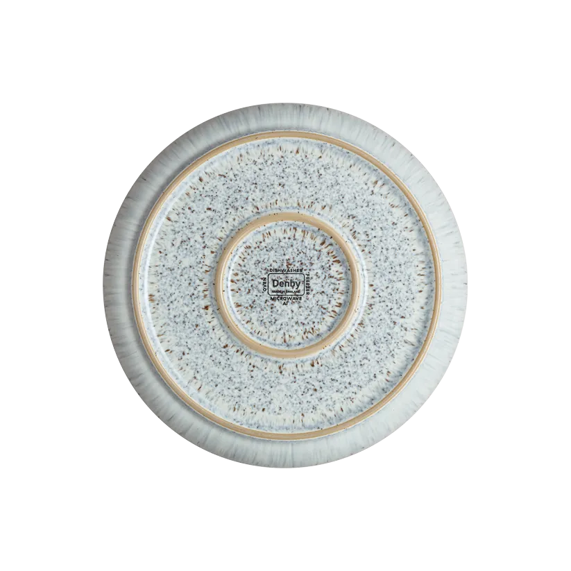 Denby Halo Speckle Medium Coupe Plate - Image 5