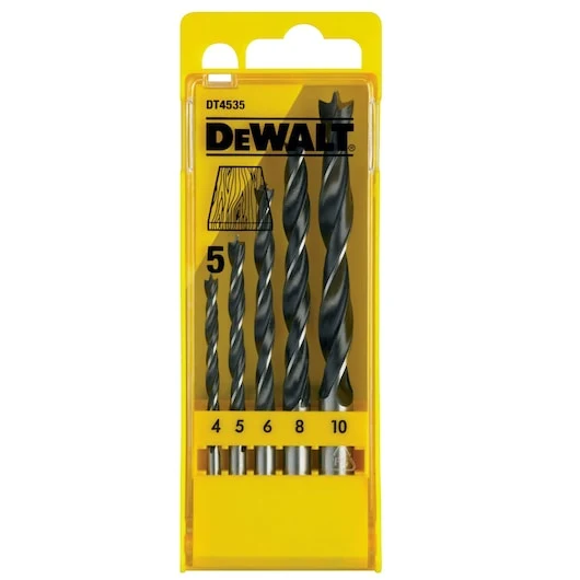 DeWalt Brad Point Drill Bit Set, 5 Piece - Image 2