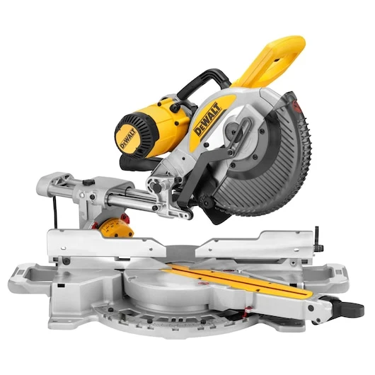 Dewalt DEWDWS727 DWS727 XPS Double Bevel Slide Mitre Saw 250mm 1675W 240V - Image 3