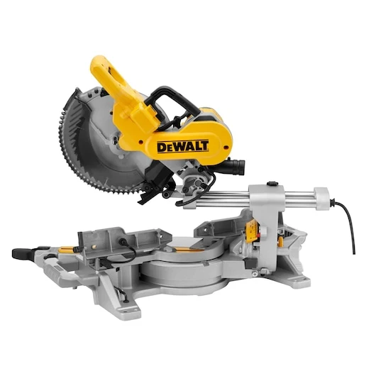 Dewalt DEWDWS727 DWS727 XPS Double Bevel Slide Mitre Saw 250mm 1675W 240V - Image 4