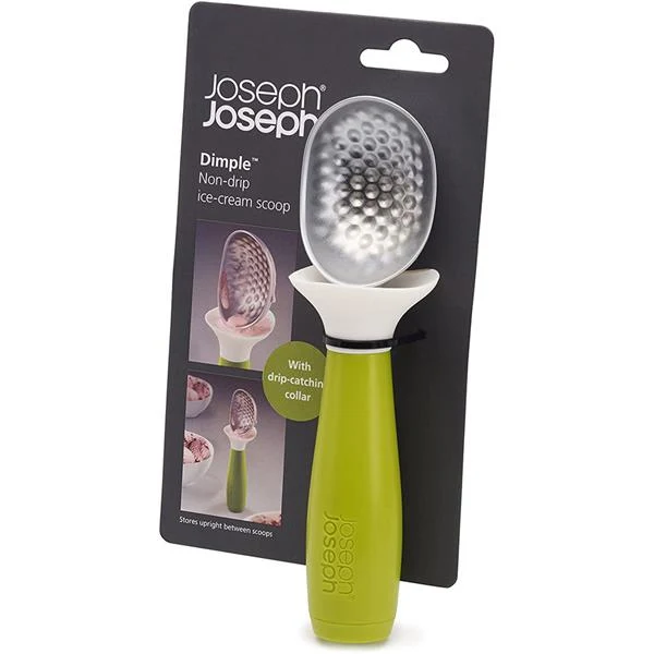 Dimple Ice Cream Scoop Green/White