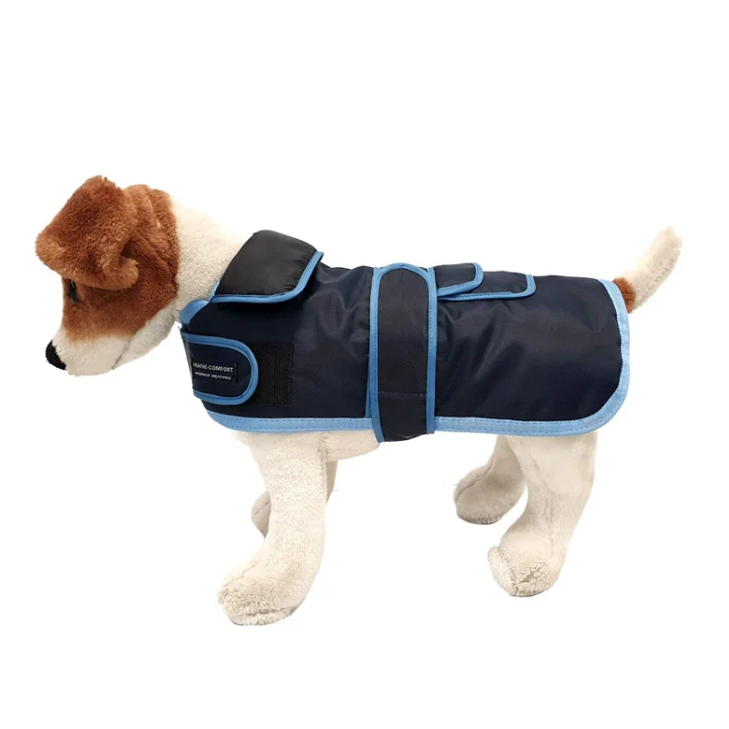 Dog Rain Coat Navy
