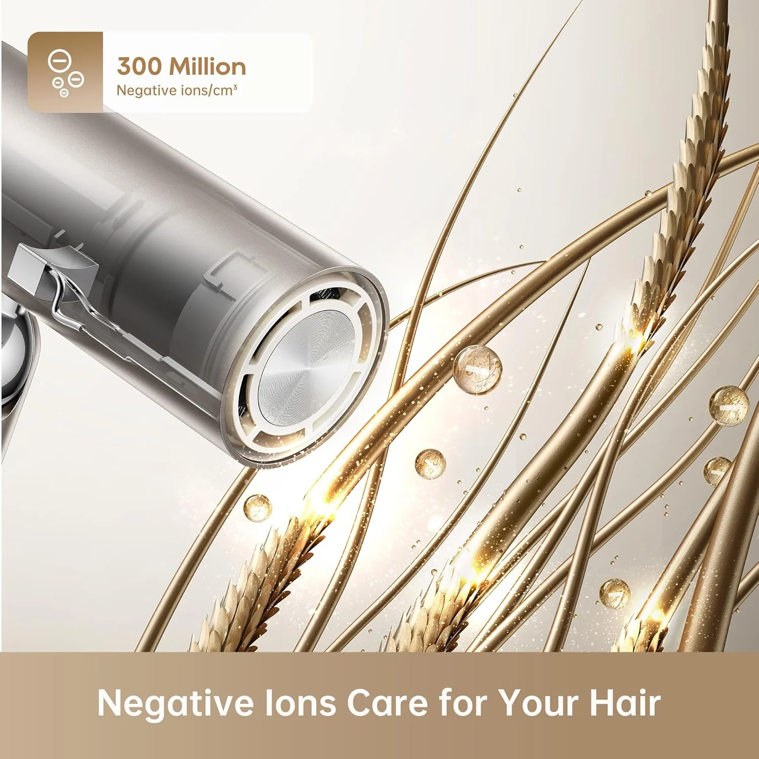 Dreame Pocket High-Speed Hair Dryer - Gold | AHD51-GOLD - Image 5