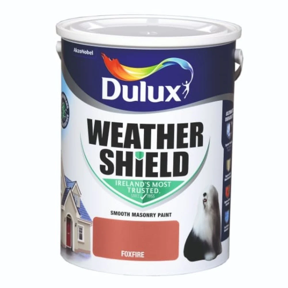 Dulux Weathershield Foxfire 5Ltr