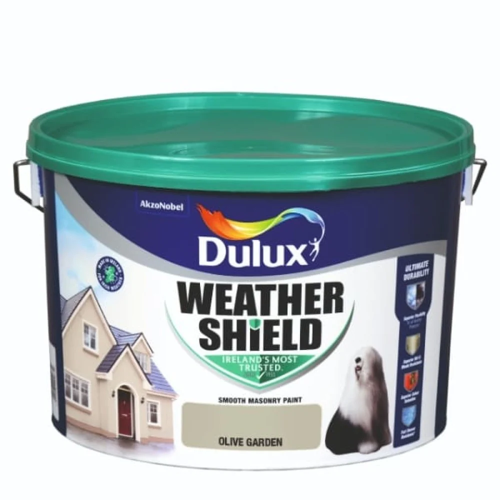 Dulux Weathershield Olive Garden 10LTR