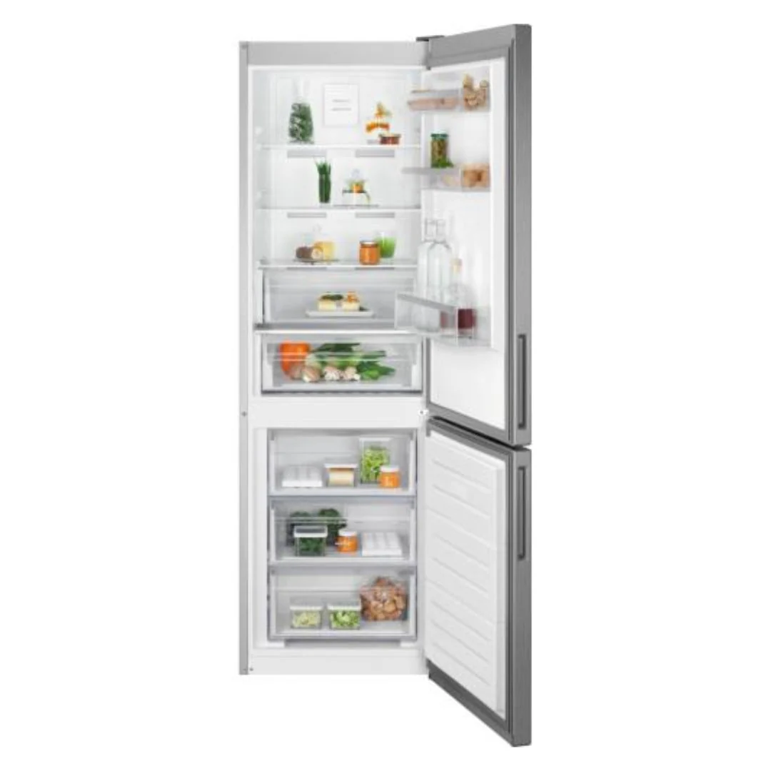 Electrolux 186cm 60/40 Frost Free Fridge Freezer - Stainless Steel | LNT6ME32U2 - Image 2