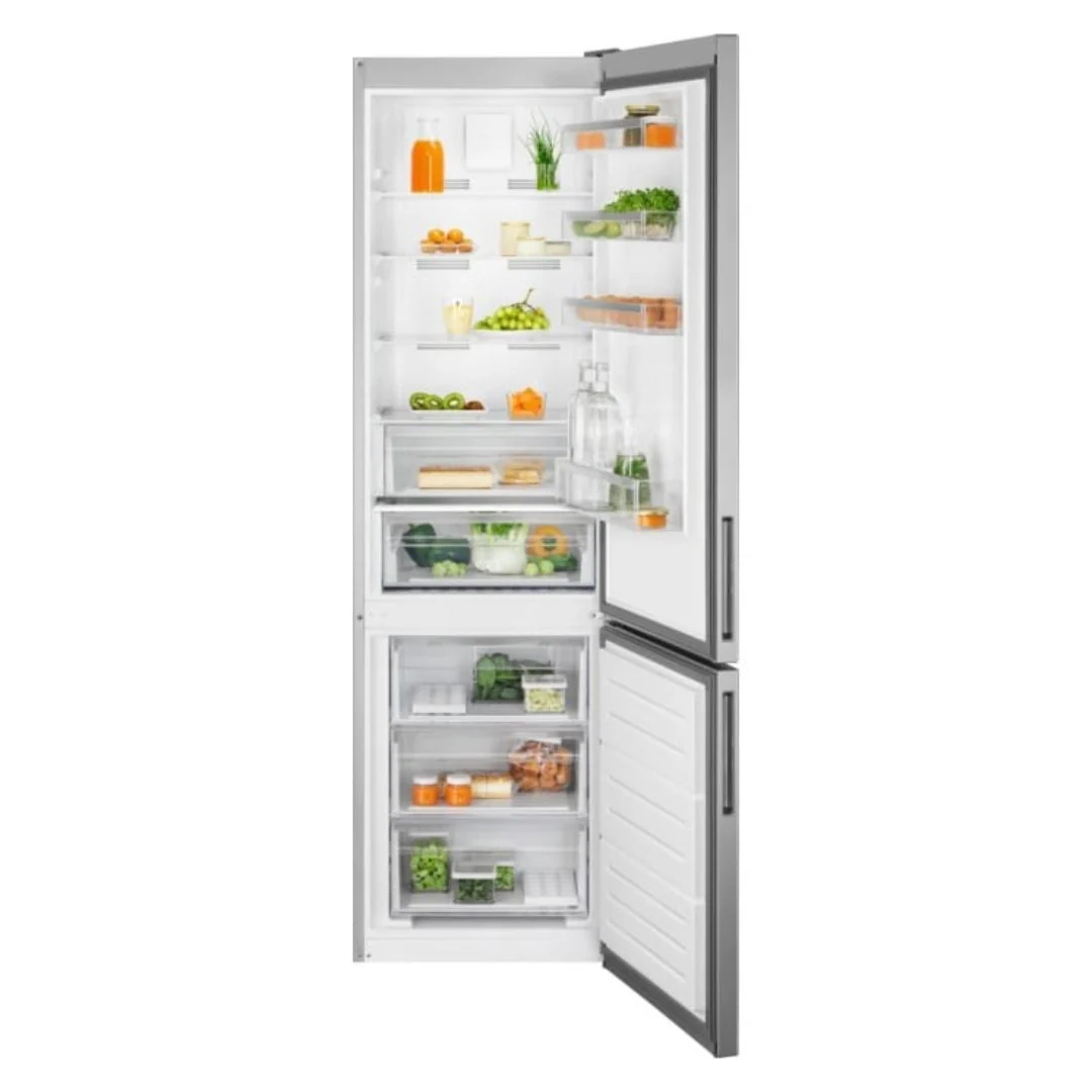 Electrolux 201cm 60/40 Frost free Fridge Freezer - Stainless Steel | LNT6ME36U2 - Image 2