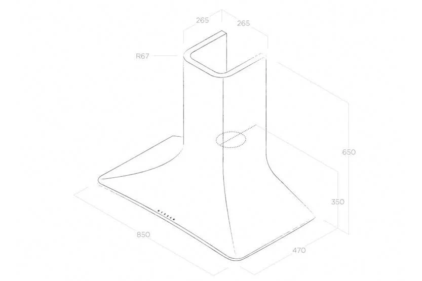 Elica 85cm Wall Mounted Hood | SWEETCOPPER - Image 3