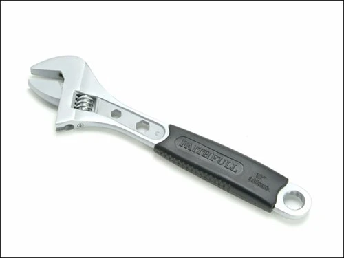 Faithfull Contract Adj Spanner 300Mm 40Mm Cap