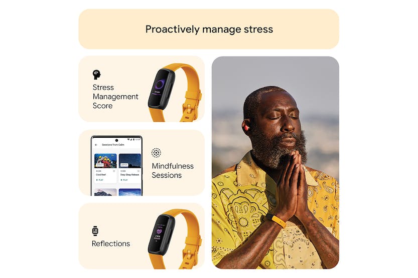 Fitbit Inspire 3 Fitness Tracker | Morning Glow - Image 4