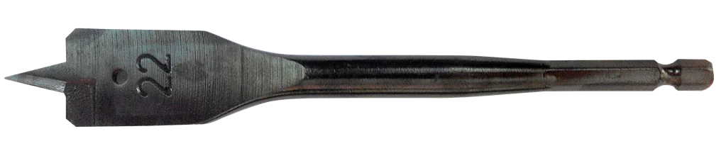 Flat Drill bit for wood 25 x 152mm