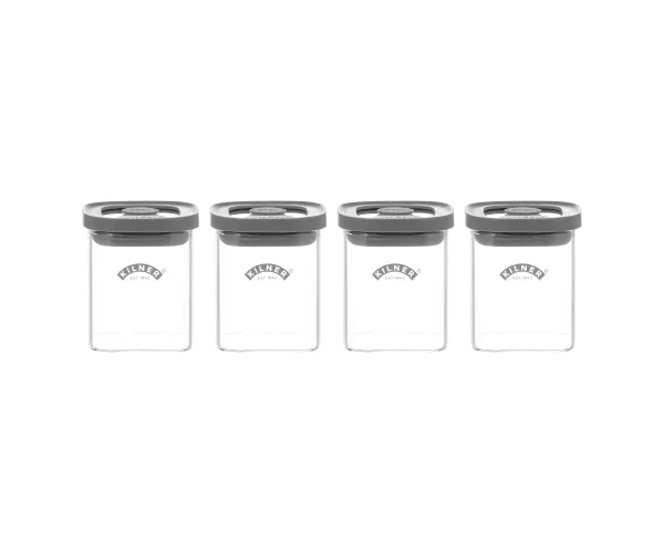 Fresh Storage 4Pce Spice Jar Set 0.16 Litre