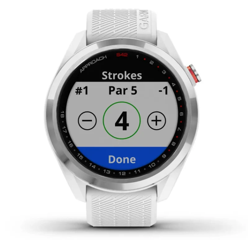 Garmin Approach S42 Golf GPS Stainless Steel W/White | 49-GAR-010-02572-01 - Image 5