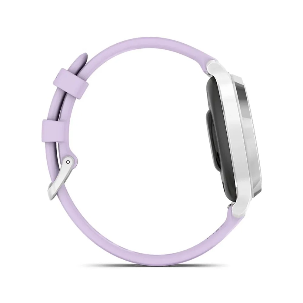 Garmin Lily 2 Active - Silver with Purple Jasmine Silicone Band| 010-02891-01 - Image 2
