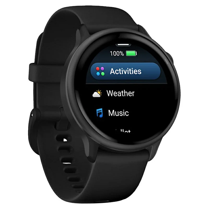 Garmin Vivoactive 6 Smart Watch with Black Band - Slate | 49-GAR-010-02985-00 - Image 2
