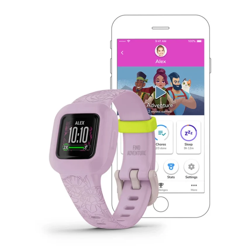 Garmin Vivofit Jnr 3 Lilac Floral| 49-GAR-010-02441-01