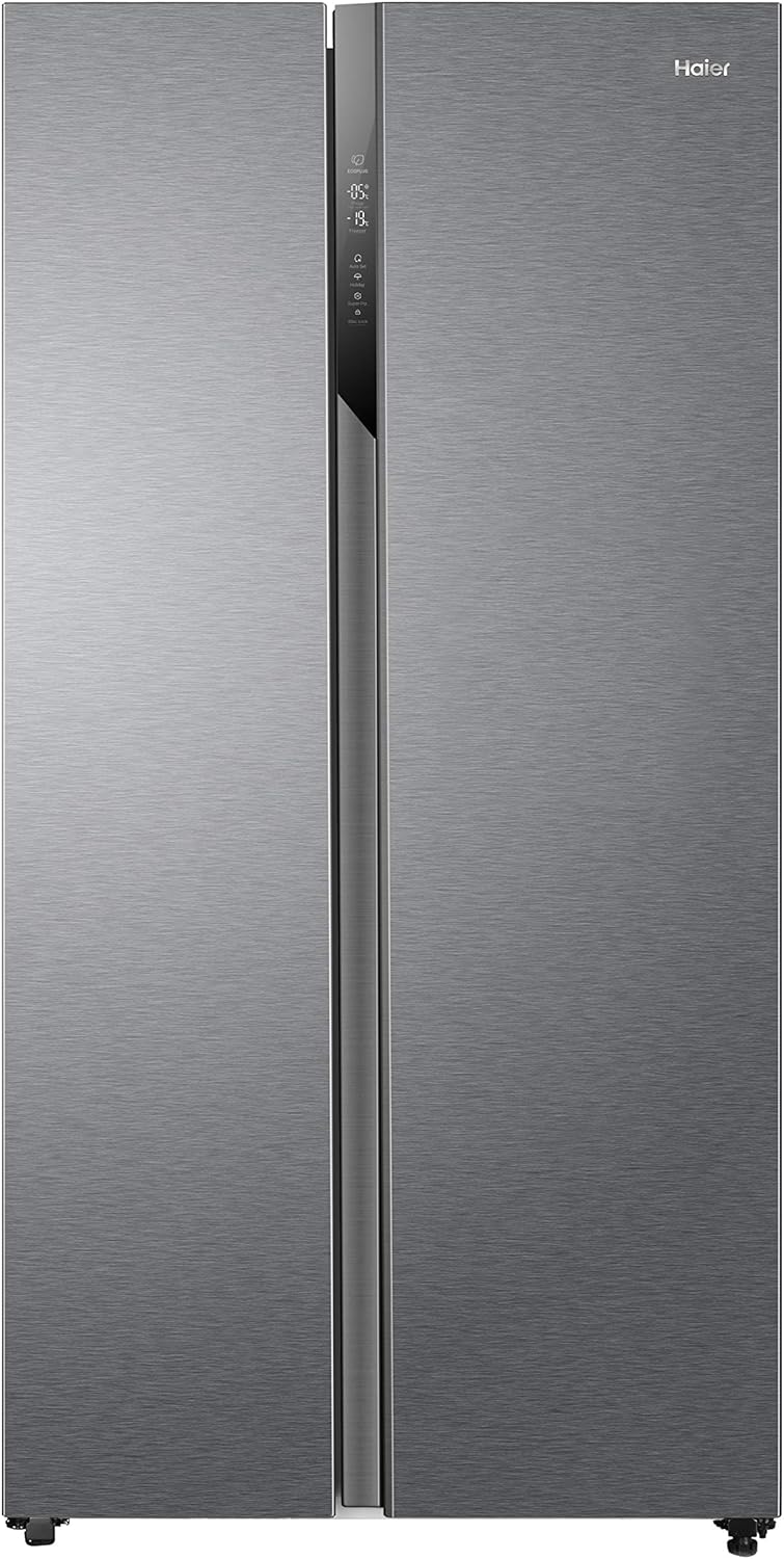 Haier SBS 90 Series 528L American Fridge Freezer - Gentle Silver| HSR3918ENPG