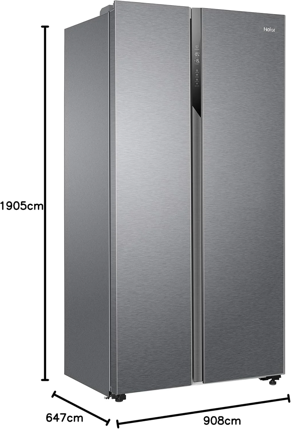 Haier SBS 90 Series 528L American Fridge Freezer - Gentle Silver| HSR3918ENPG - Image 4