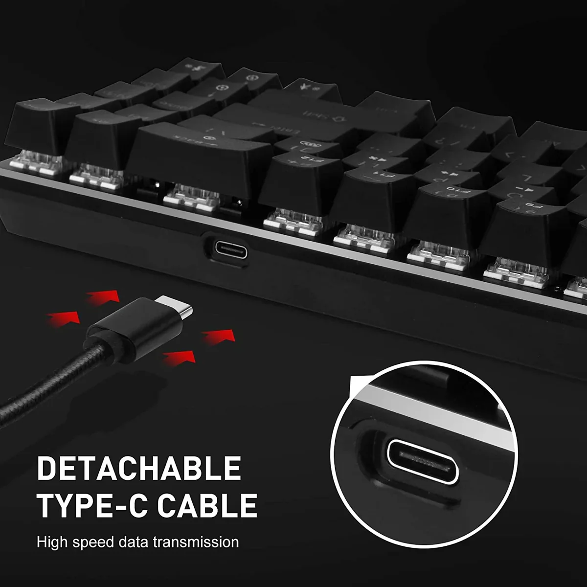 Havit 60% Mechanical Keyboard – Compact Magnetic Switches - Image 4