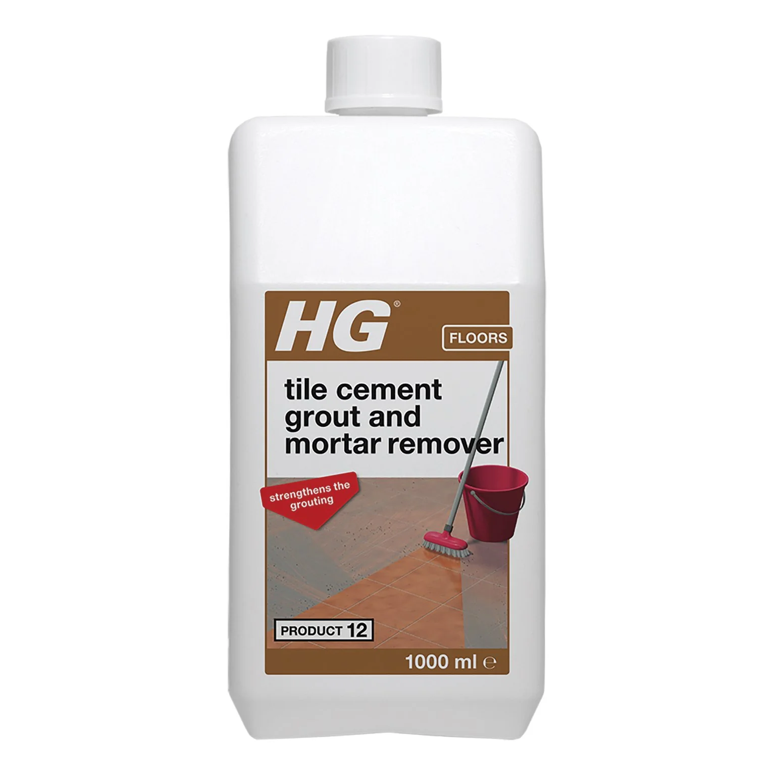 HG Tile Cement, Grout and Mortar Remover 1 Litre - Image 2