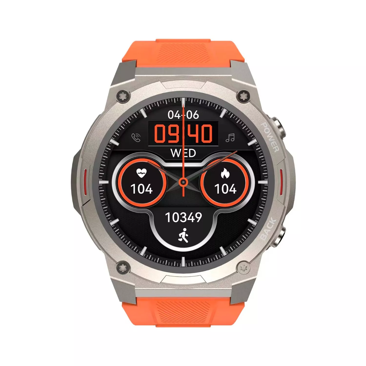 Hi Future Mix2 Smart Watch Amoled 1.43" Orange